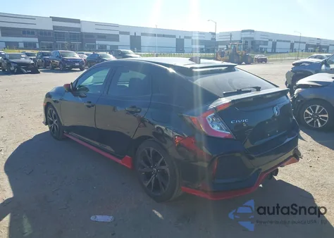 2018 Honda Civic Sport from USA, damaged, VIN SHHFK7H46JU235007